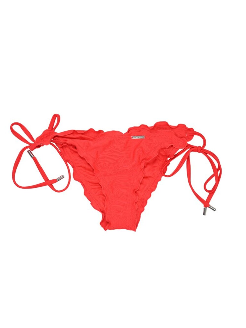 Caha Capo Louise Frill Tie Side Bottoms in Redcoat Red